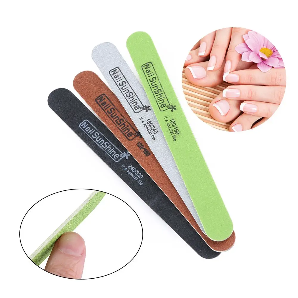 

Fashion New Hot sale Wooden Nail Files Sanding Buffer Double Sided Nail Care Portable Professional Pedicure Manicure Beauty Tool
