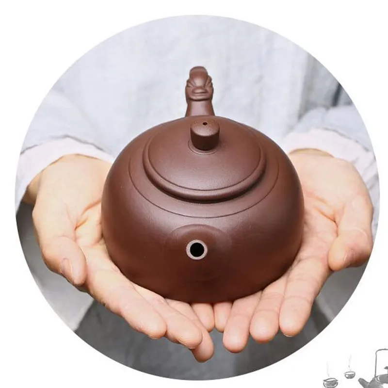 Исин фиолетовый песок чайный кунг-фу ручной работы горшок Dahongpao грязи чайный набор 320 мл китайский чай церемония подарки аутентичный чайный набор винный набор
