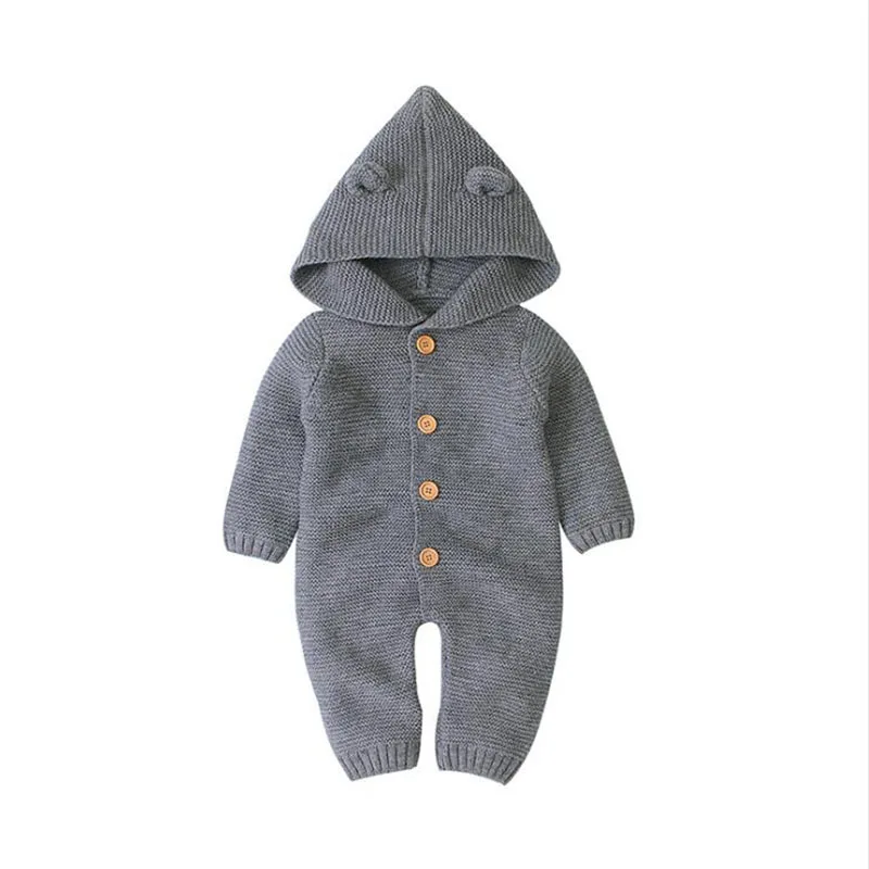 Трикотажная одежда для малышей Новинка Комбинезон новорожденных мальчиков с