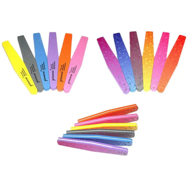 2 шт. пилки для ногтей пилка инструменты маникюра шлифовка пилочки Губка