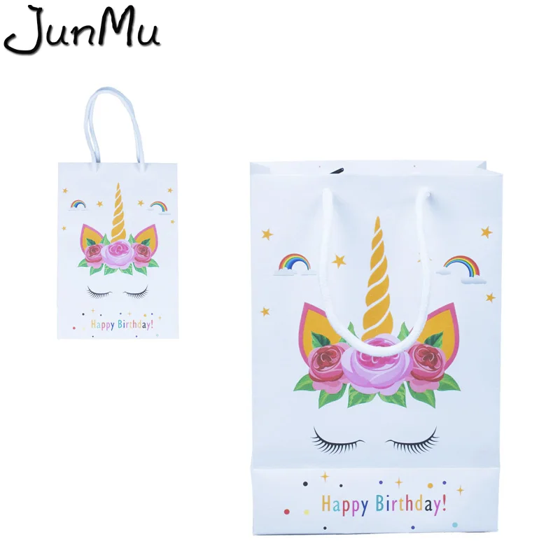 10 шт. Единорог Бумага сумки коробка конфет Дети сувениры событие вечерние Товары
