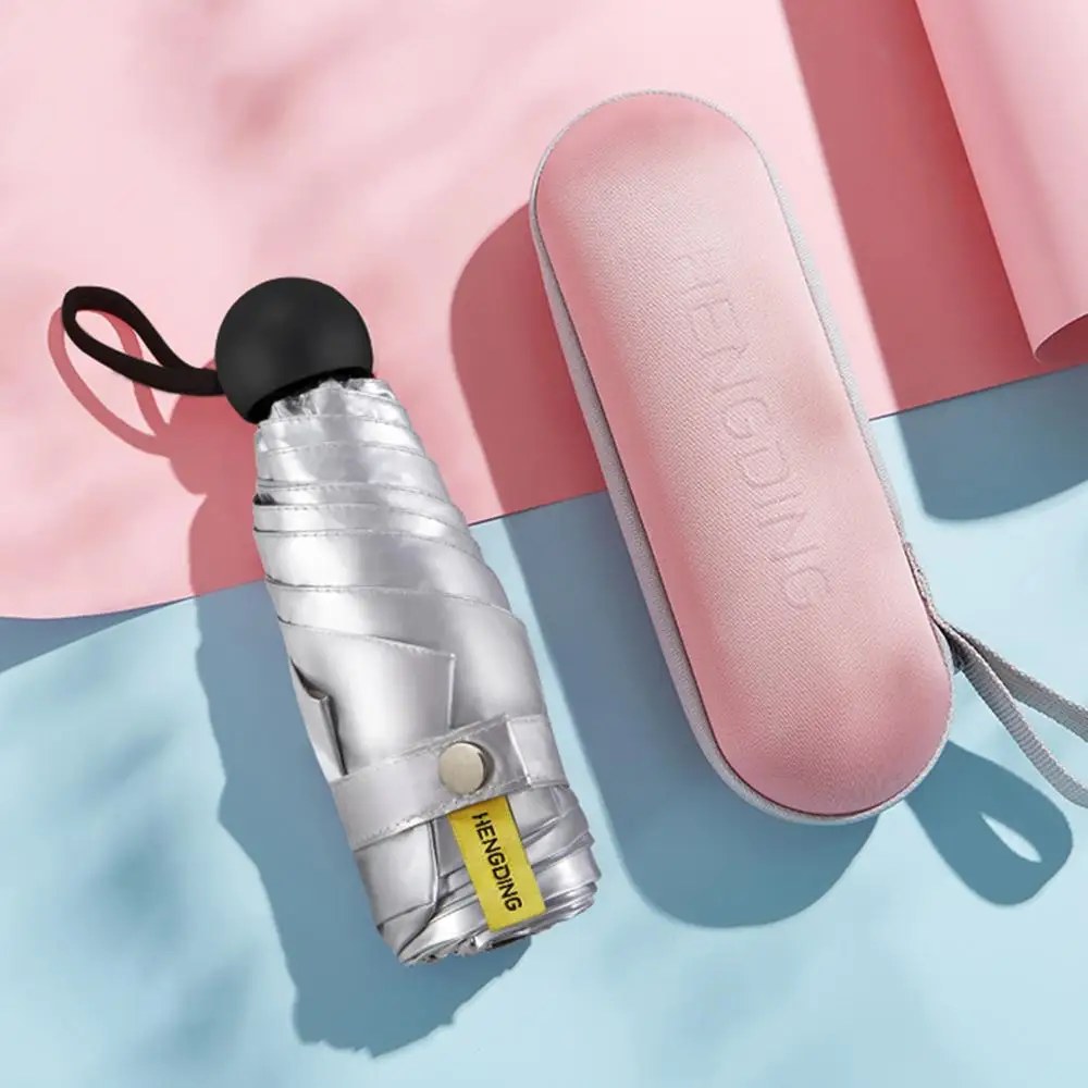 Горячая Распродажа мини зонтик от дождя для женщин защита ультрафиолета