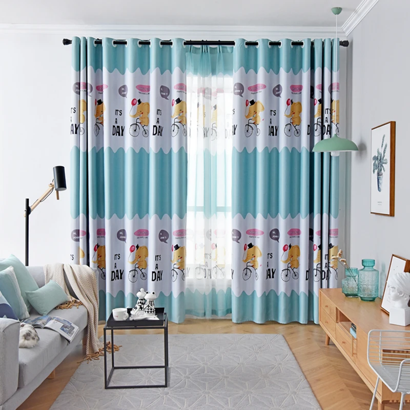 

Modern Blackout Curtains Double row o Pattern For Living Room Window Bedroom shading Ready Made Finished Drapes Blinds B 2JL501