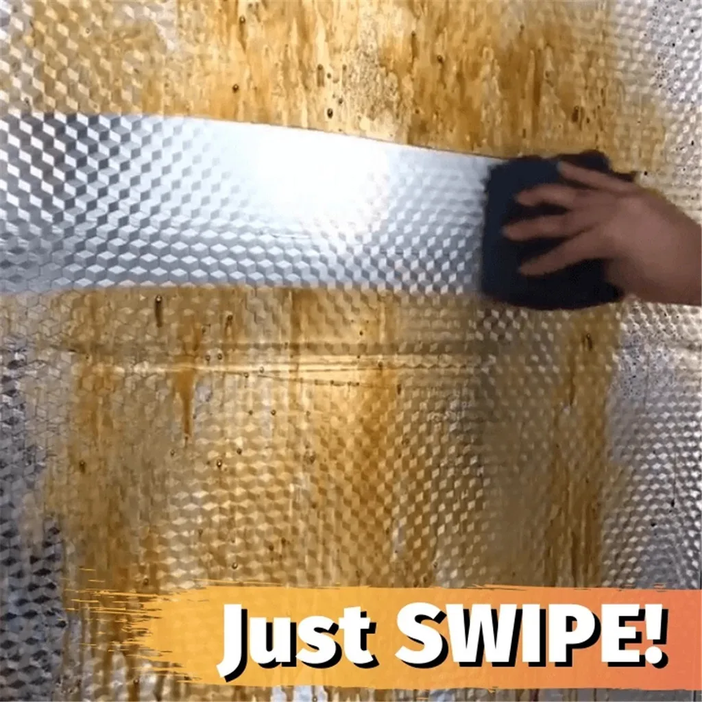 45 # Толстая алюминиевая фольга для кухни стикер шкафа Водонепроницаемый