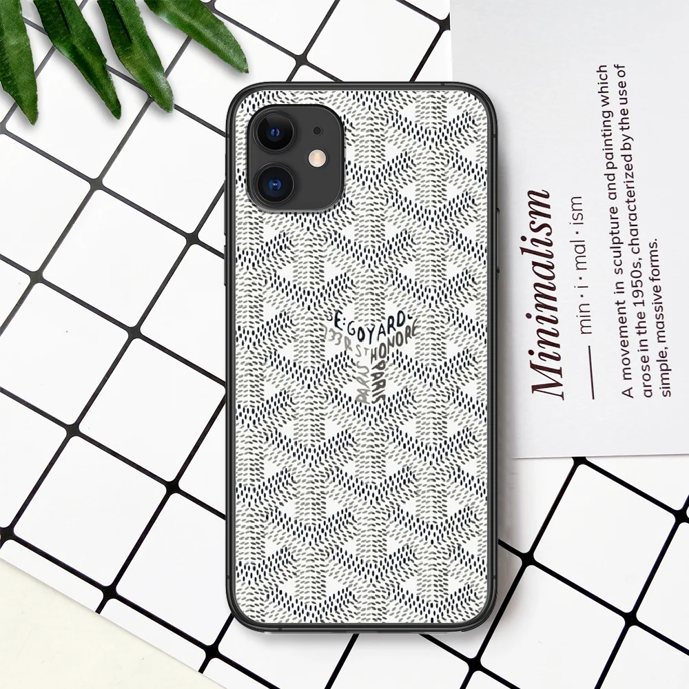 

Colorful Goyade Phone Case For IPhone 4 4s 5 5S SE 5C 6 6S 7 8 Plus X XS XR 11 12 Mini Pro Max 2020 black Waterproof Painting