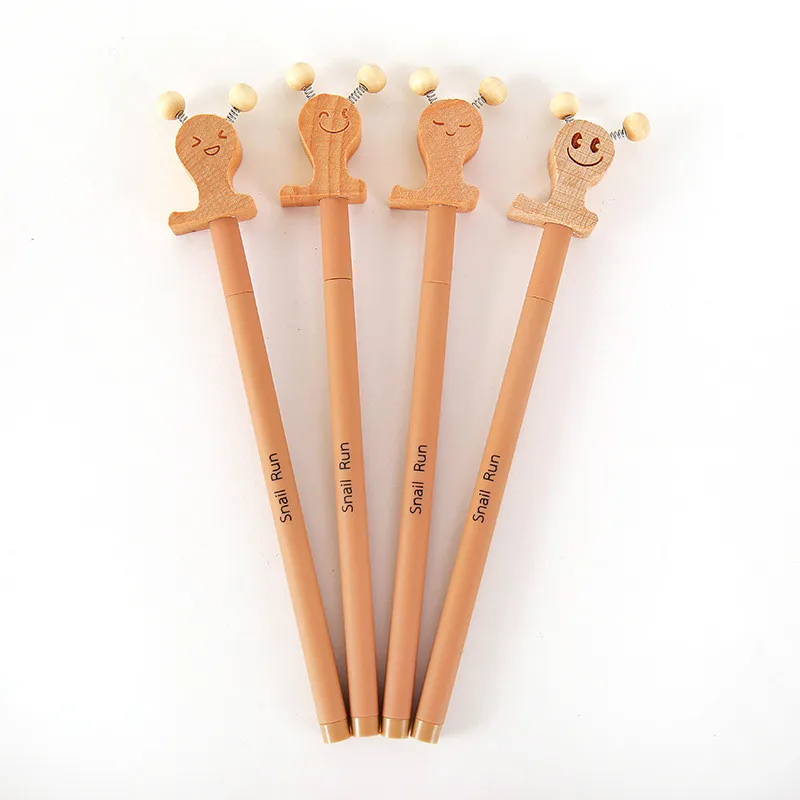 24 шт. креативные милые канцелярские принадлежности Мягкий Silica гелевый улиточный