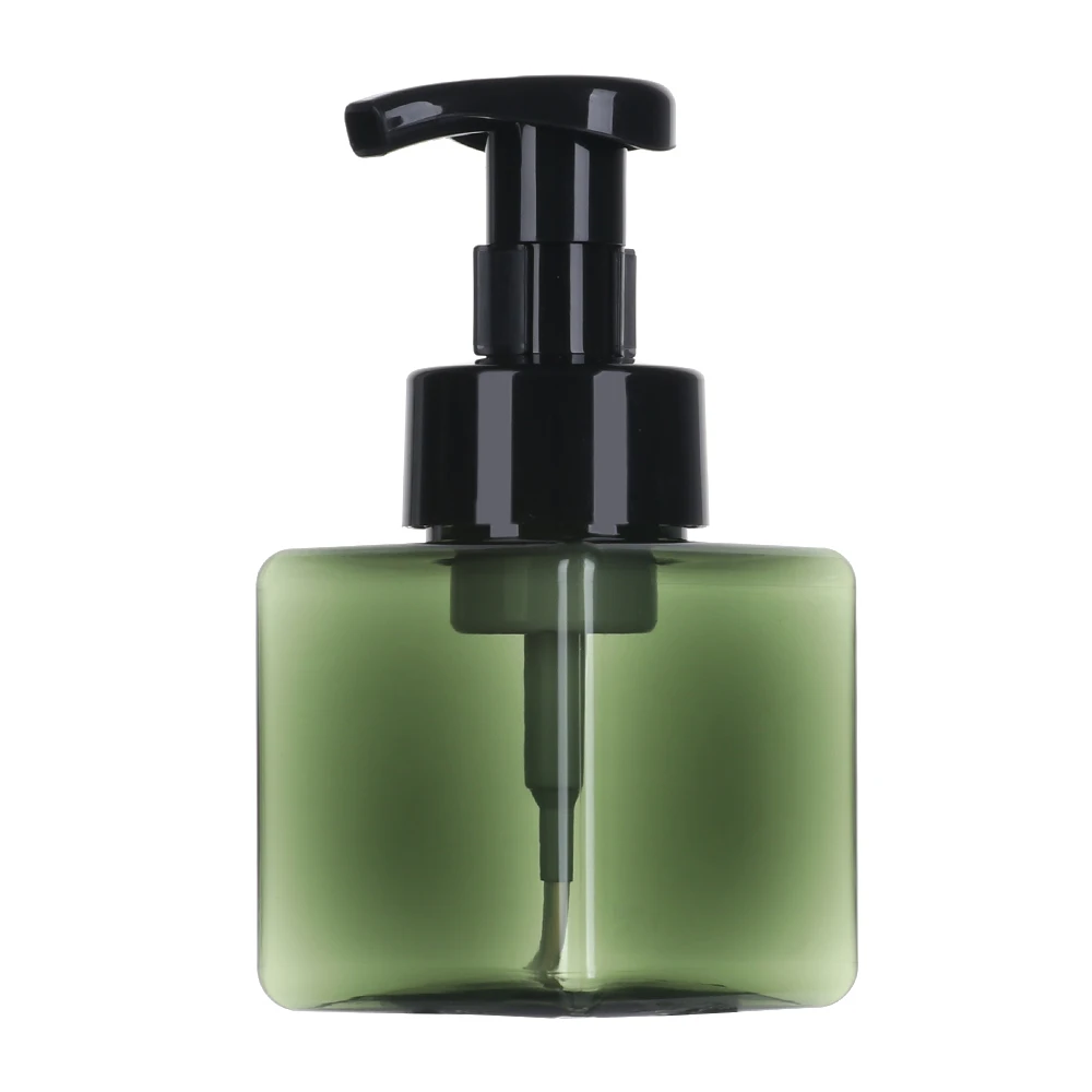 250ml Green 250/450 мл портативный дорожный квадратный мусс бутылка для жидкого мыла емкость для лосьона пресс душ косметический красочный дозатор для мыла - Цвет: 250ml Green