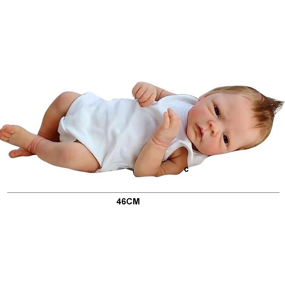 

Children Toddler Reborn Doll Toy Newborn Baby Lifelike Cute Simulation Doll Soft Girls Play House Toys Kids Birthday Gift
