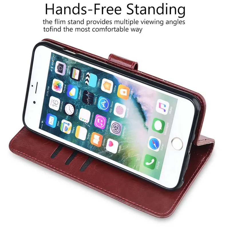 Роскошный кожаный чехол в деловом стиле для huawei P9 чехол-подставка телефона Lite 2016