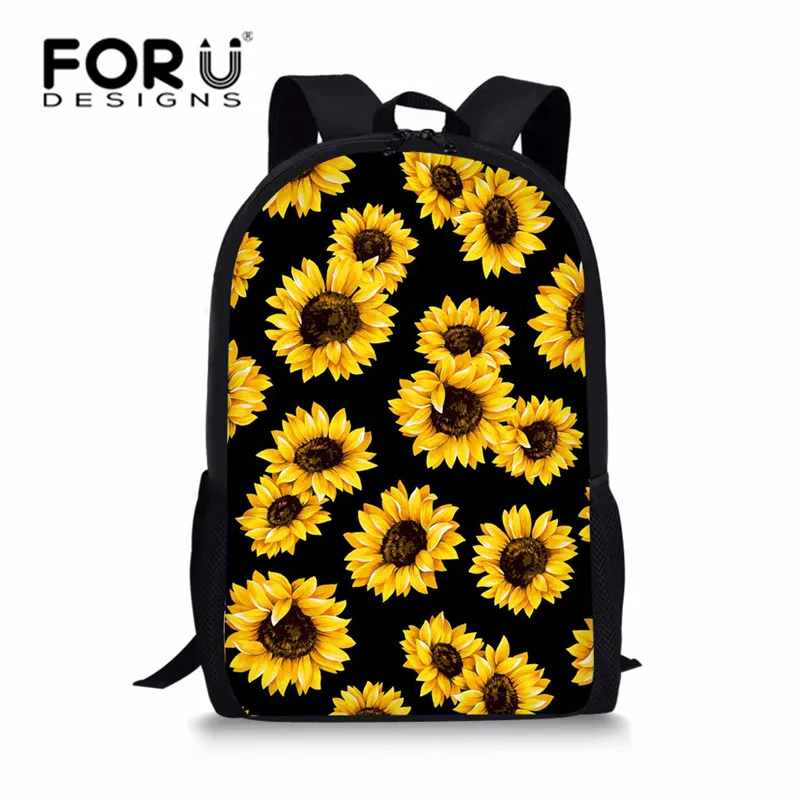 L5268C FORUDESIGNS/Комплект детских школьных сумок для девочек, школьный детский школьный рюкзак с подсолнухом, школьный рюкзак, комплект Mochila Infantil - Цвет: L5268C