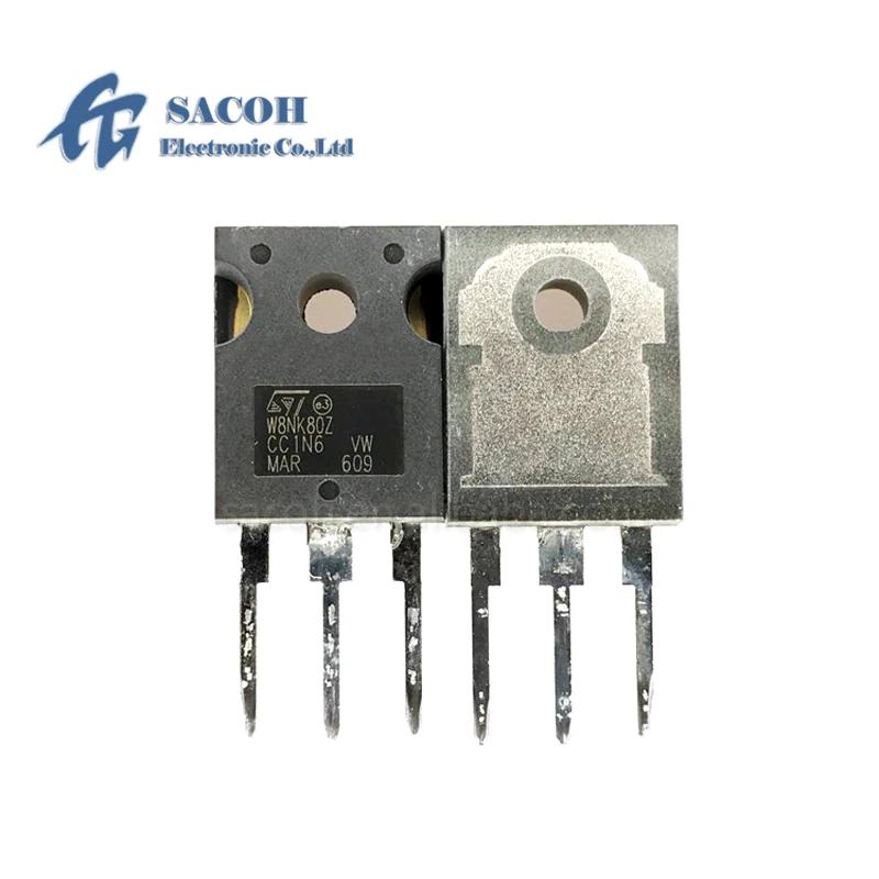 

Новинка оригинальный 10 шт. STW8NK80Z W8NK80Z или W8NK60Z W8NK90Z W8NK100Z TO-247 8A 800V мощный МОП-транзистор