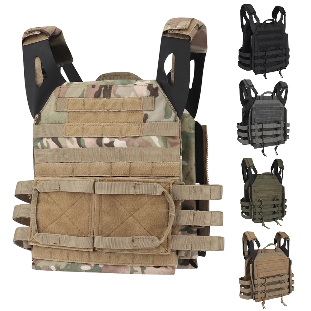 Airsoft Military Tactical Vest Molle Combat Assault Plate Carrier JPC Vest Army Gear CS Outdoor Clothing Hunting Vest