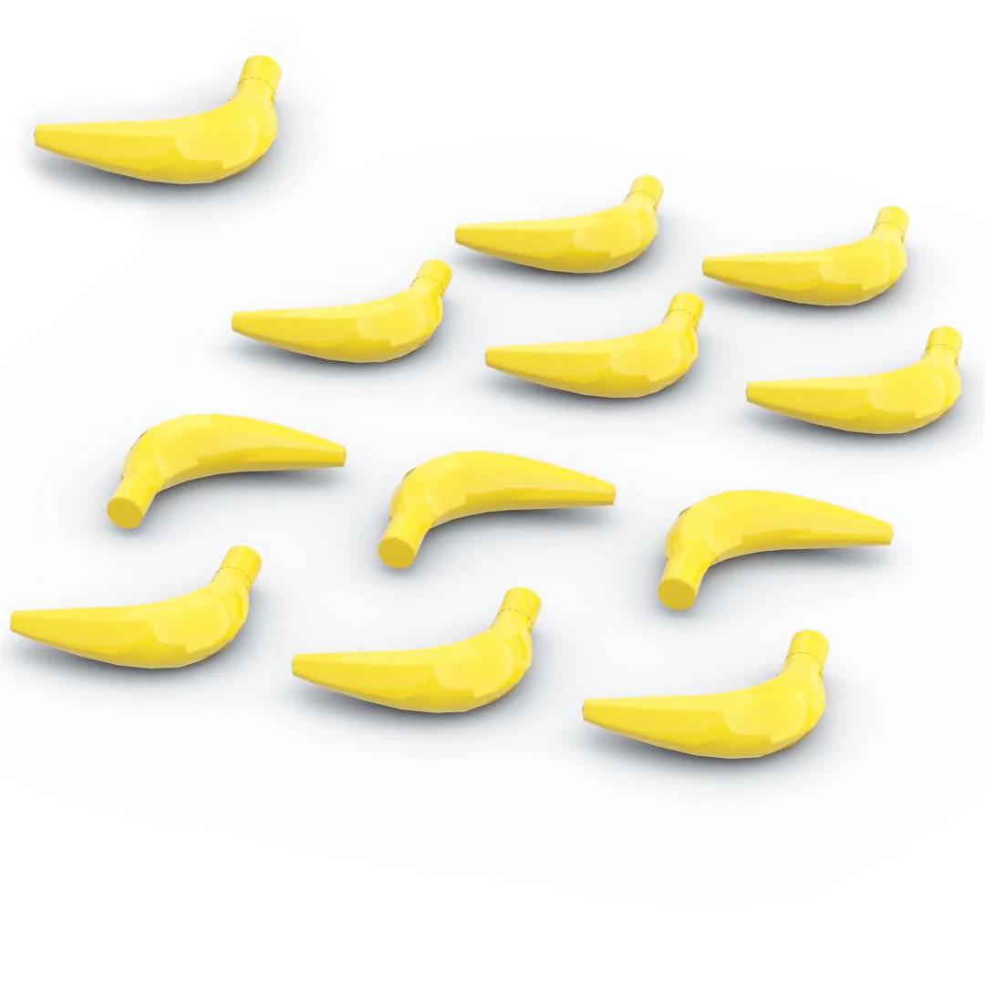 

215 шт./лот бананы Фрукты для фигурок moc кирпичи игрушки «сделай сам» Строительные блоки для детей Рождественский образовательный подарок 33085