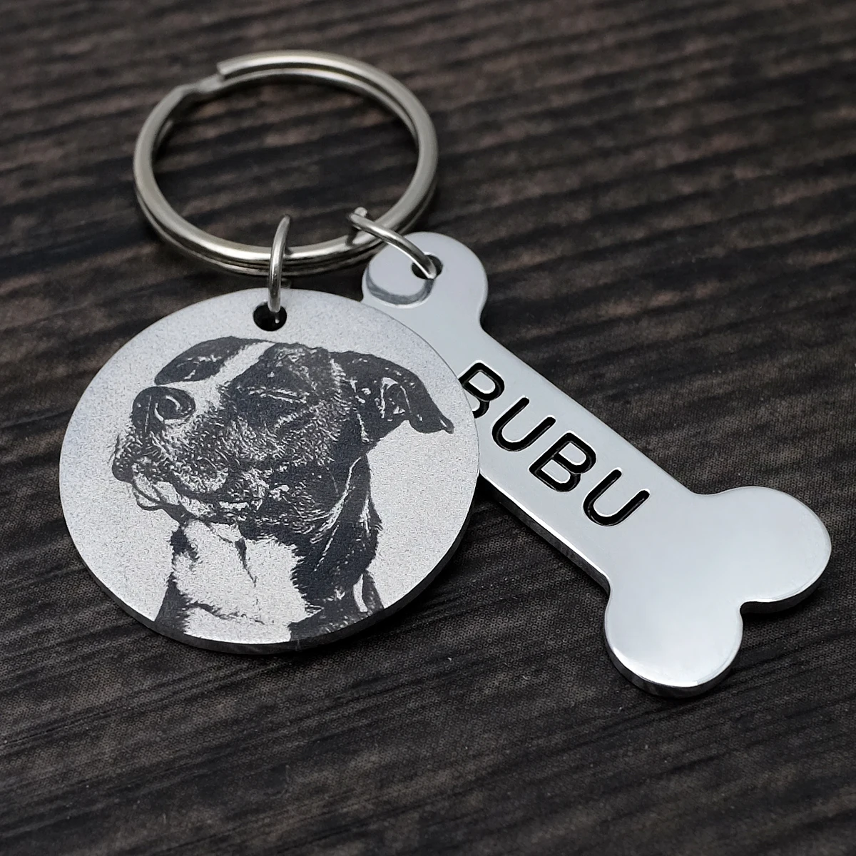 

Personalized Pet ID Tag Custom Dog Photo Tag Dog Bone Tag Cat Tag Dog Collar Tag Gift For Pet Lover Lost Tag Memorial Gift