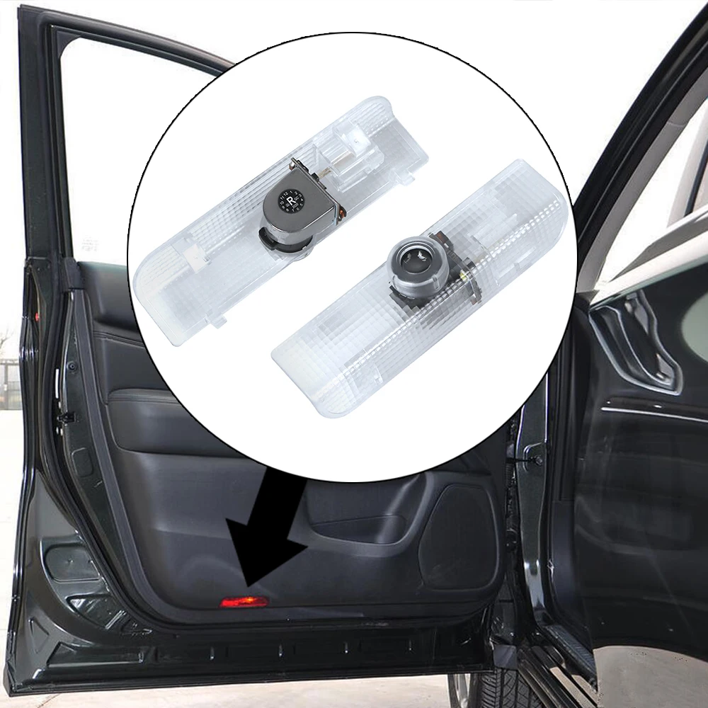 2 шт. светодиодный двери автомобиля Добро пожаловать лампы-проекторы логотипа Ghost