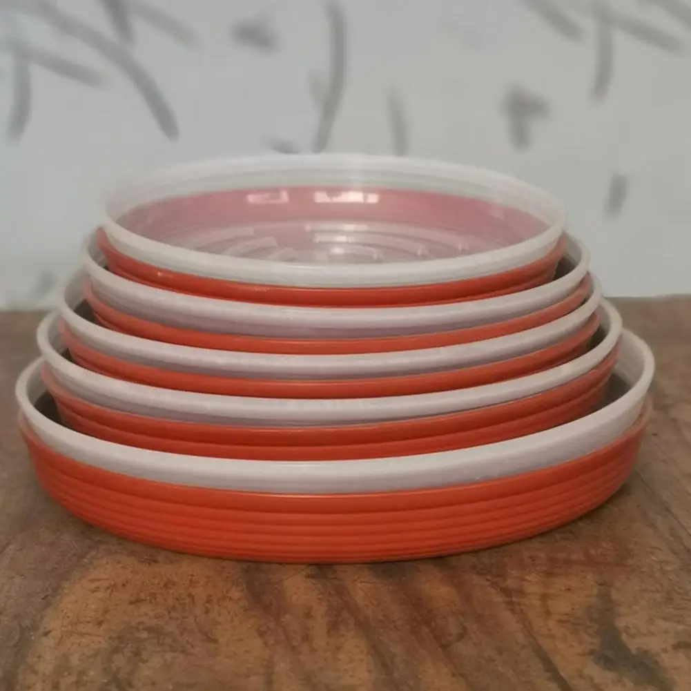 

Flower Pot Tray Thickened Sturdy Plastic Practical Water Saving Tray for Office For Home Flower pot tray
