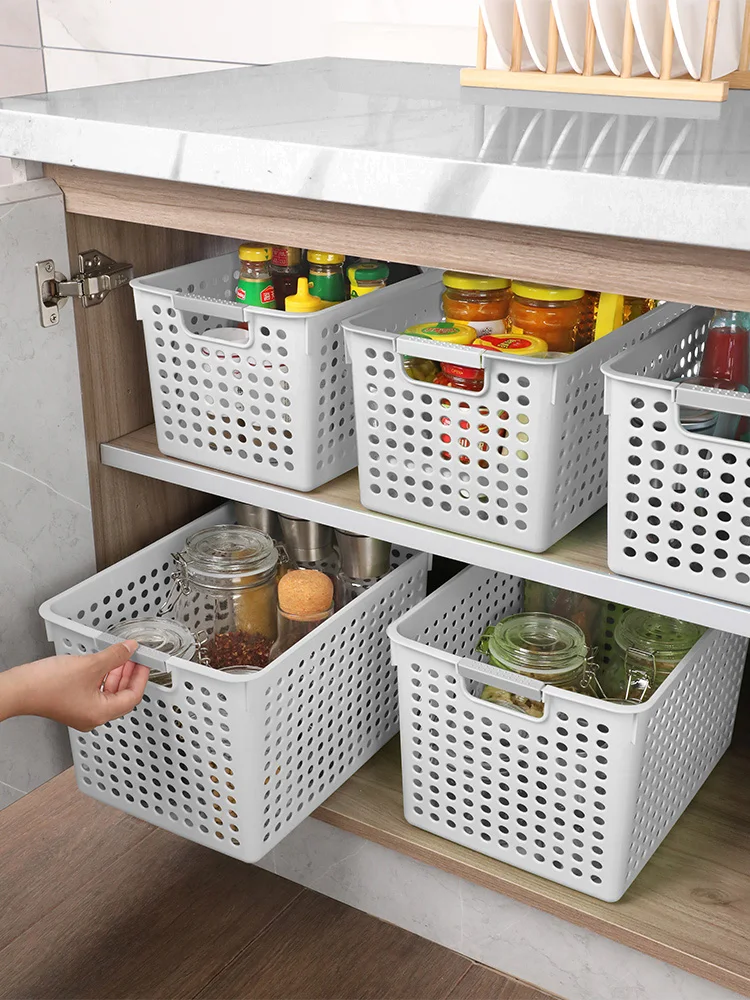 Корзина для хранения JOYBOS пластиковая корзина мелочей ванной кухонный стол