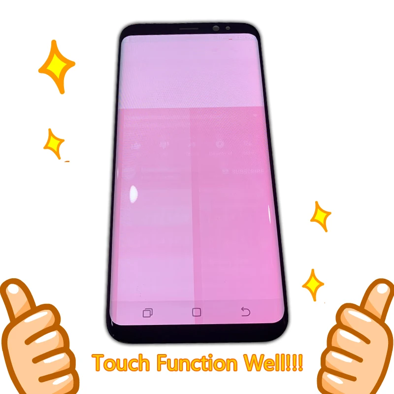 ЖК дисплей с сенсорным экраном и дигитайзером для Samsung Galaxy S8 G950F G950A G950FD Super