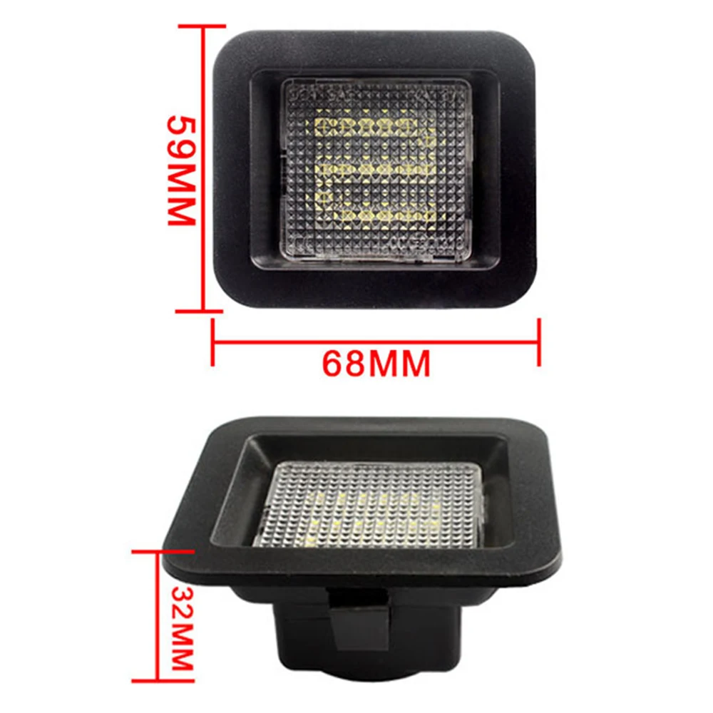 Светодиодные лампы PMFC для номерного знака белые светодиодные дымчатое освещение