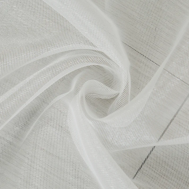 Современные Роскошные светло-голубые декоративные занавески с вышивкой для