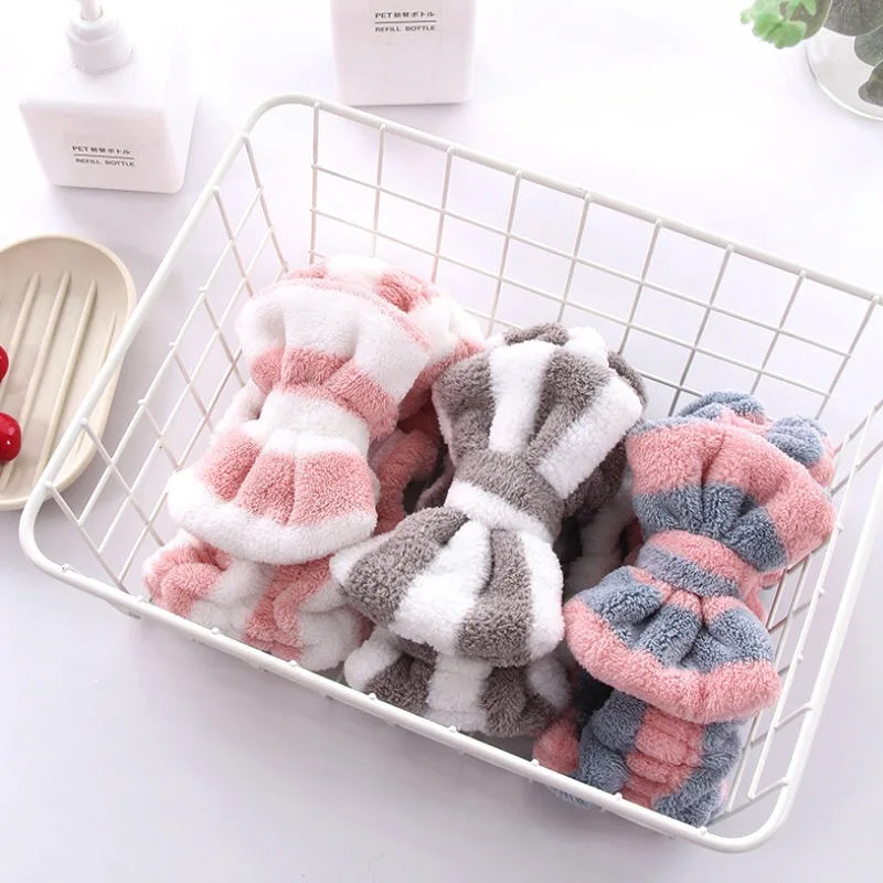 Новое поступление обруч для волос Женский с милым бантом из кораллового бархата