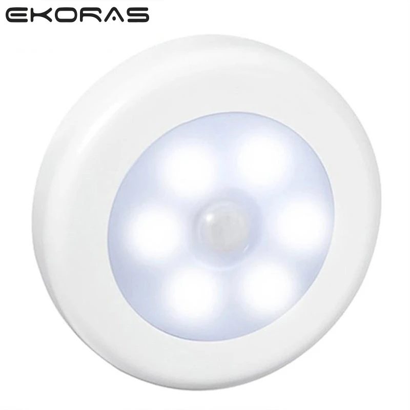 Инфракрасный инфракрасный датчик движения EKORAS 6 светодиодов беспроводной