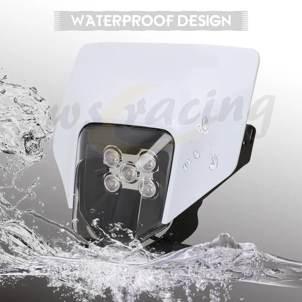 Светодиодный головной светильник мотоциклетные Фары головного лампа для Husqvarna FC