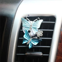 air conditioner outlet clip auto accessories butterfly car perfume natural smell air freshener decoration fragrance