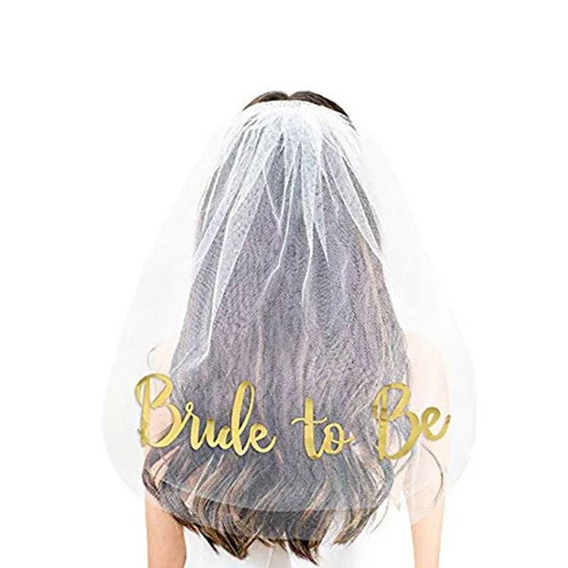 Свадебные украшения корона девичник вечеринка Свадьба вуаль команда невесты