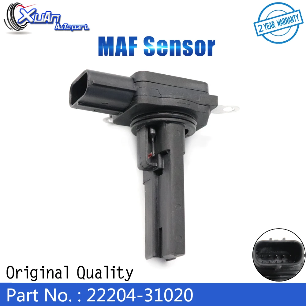 

XUAN MAF MASS AIR FLOW METER SENSOR 22204-31020 For TOYOTA AVALON CAMRY COROLLA HIGHLANDER MATRIX RAV4 SIENNA For LEXUS ES350