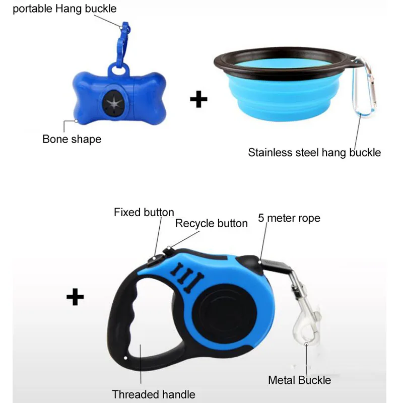 5 м поводок для питомца собаки автоматические вытяжные собачьи поводки
