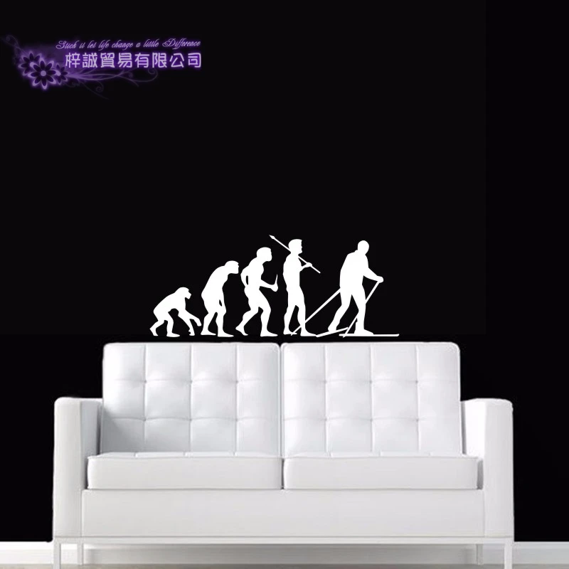Evolution Ski стикеры Наклейка на лыжах ледовые спортивные плакаты виниловые Pegatina