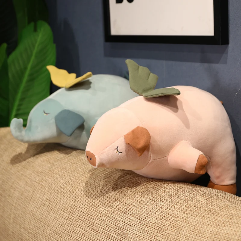 

1pc 23/32/45cm Kawaii Plush Pig Toys for Baby Stuffed Cute Teddy Bear Elephant Animal Dolls Soft Pillow Lovely Christmas Gift