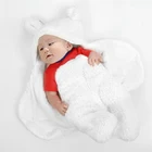 Детский спальный мешок, сверхмягкое пушистое Флисовое одеяло для новорожденных, Одежда для младенцев, для мальчиков и девочек