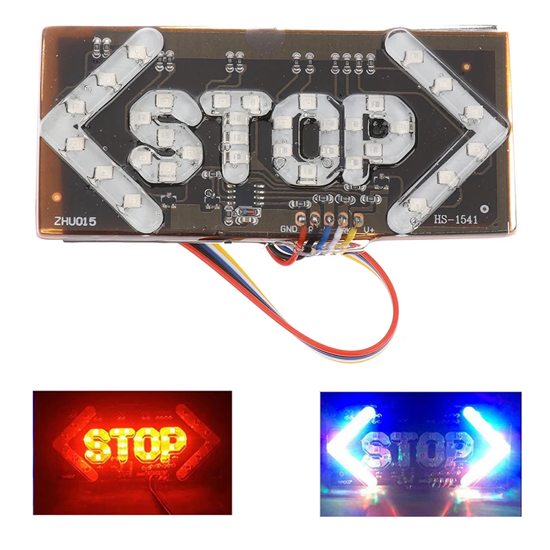 

LED Motorcycle Light Flash STOP Brake Turn Signal Warning Taillight Lamp