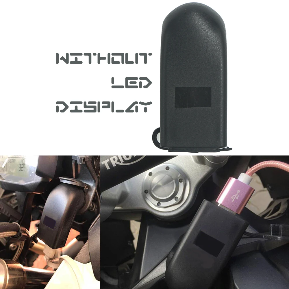 Зарядное устройство с двумя USB портами для прикуривателя BMW R1200GS S1000XR F850GS R1250GS/ADV LC