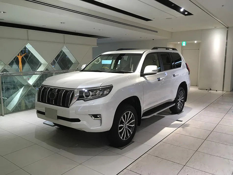 Хромированная крышка заднего ворота из АБС пластика для Toyota Land cruiser Prado fj150 2018