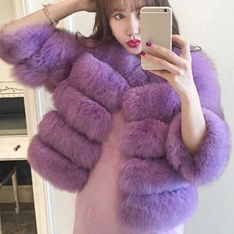 Зимние норковые пальто женские толстые теплые пальто из искусственного меха розовые куртки женские модные элегантные толстые теплые поддельные Меховая куртка верхняя одежда