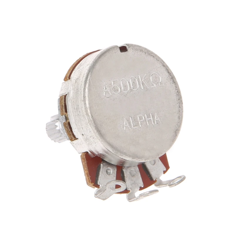 A500K Potentiometer Splined Pot Electric Guitar Bass Effect Amp Tone Volume Shaft15mm Parts Diameter24mm | Спорт и развлечения