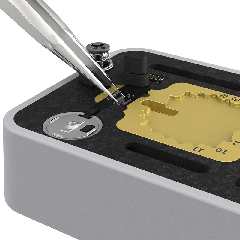 QIANLI Hot Stone 3 in1 fingerprint hard drive CPU for iPhone 7- MAX- 11 Pro Max constant temperature removal glu platform | Инструменты