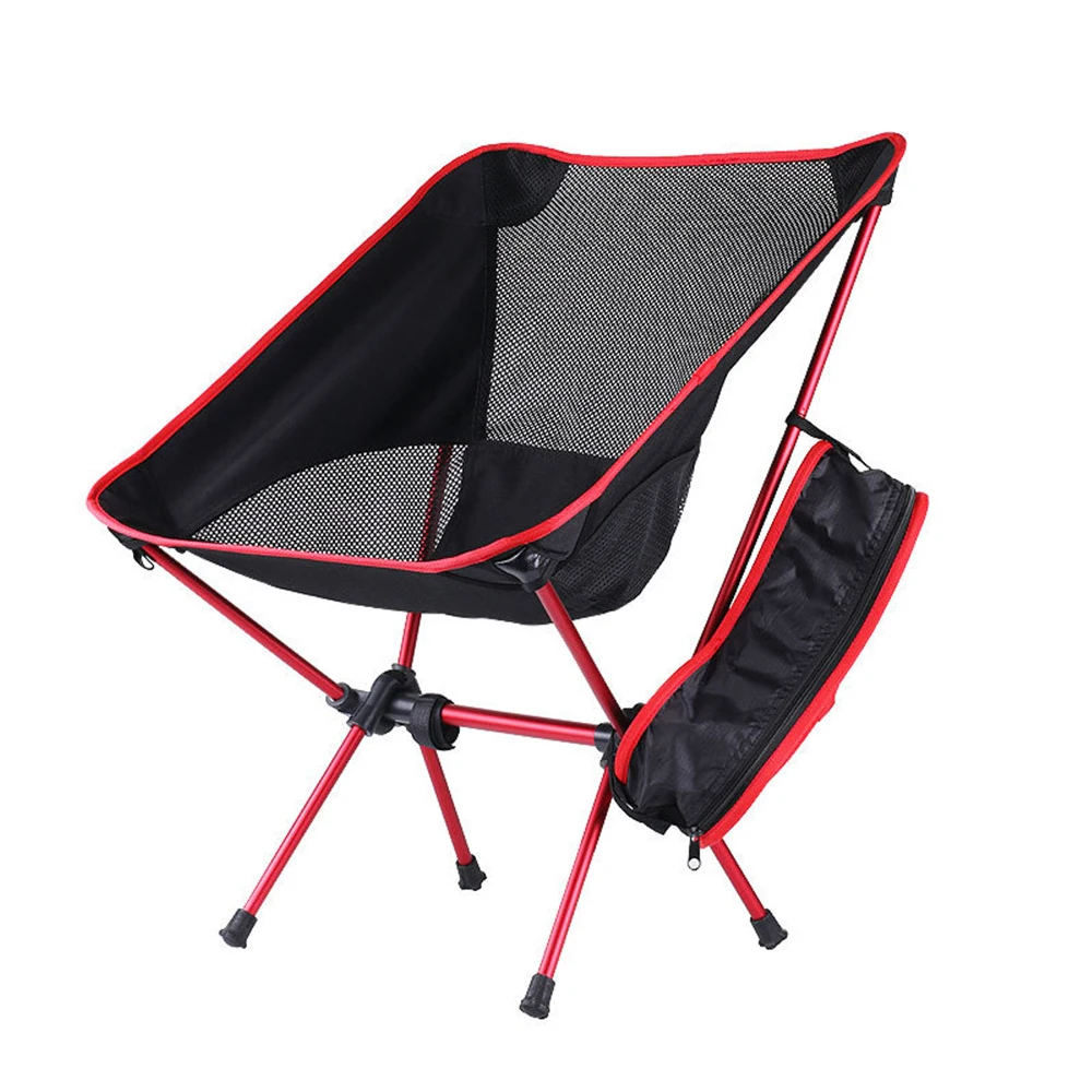 Портативное сиденье светильник стул для рыбалки кемпинга пикника путешествий с