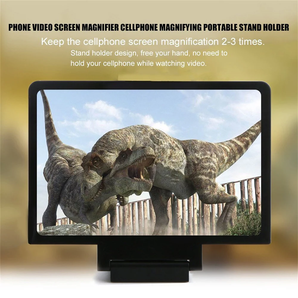 Amplificateur 3d мобильный телефон видео увеличитель экрана Многофункциональный Смартфон кронштейн часы видео более четкие аксессуары для телефонов