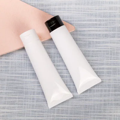 

10/30/50/pcs 100G 100ml Clear Plastic Soft Hose Tube for Lipgloss, Empty Portable Squeezable Lip Paint Oil Refillable Container