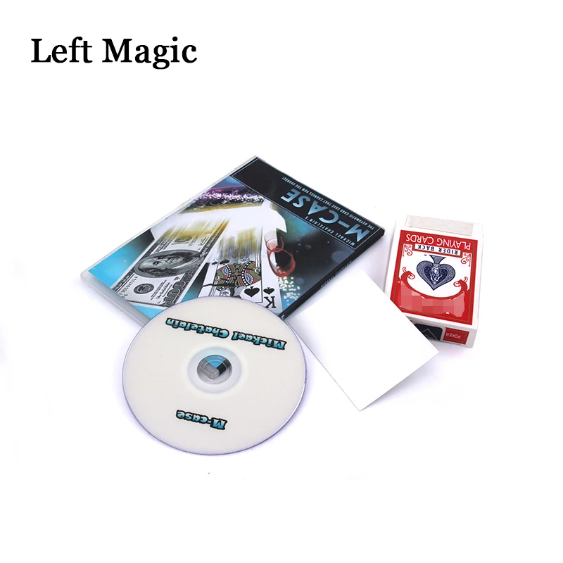 M-Case By Mickael Chatelain (Gimmicks+DVD) Magic Tricks Card Props Close Up Comedy Illusions Mentalism | Игрушки и хобби