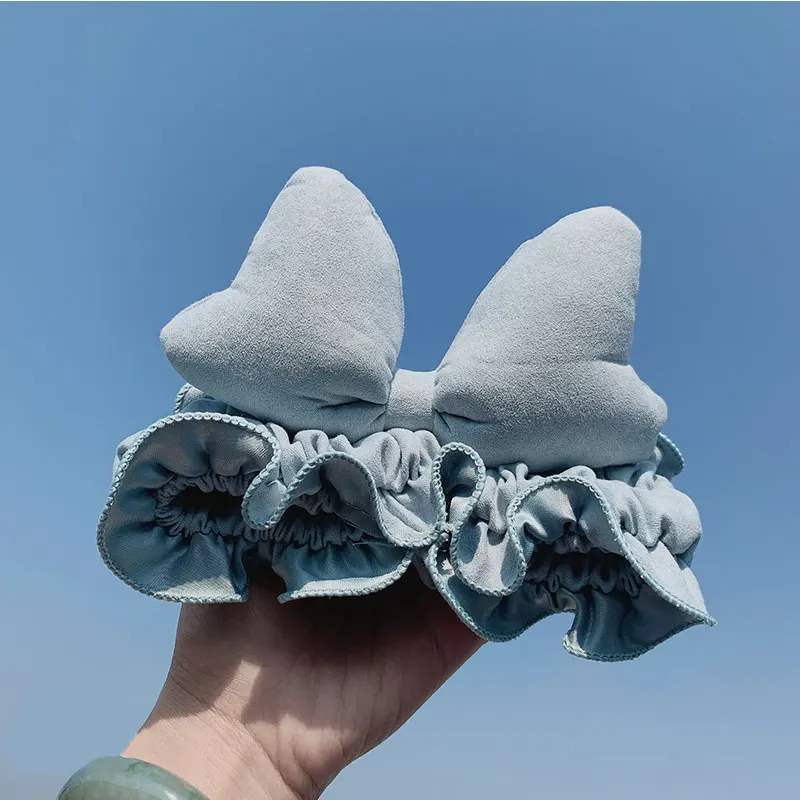 Женские повязки на голову аксессуары для волос повязка с большим бантом мытья