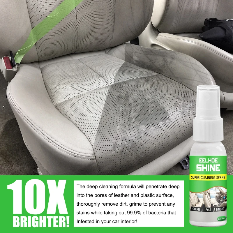 

30ml Car Plastic Parts Retreading Agent Wax Instrument Panel Auto Interior Auto Plastic Renovated Coating Car Light Cleaner
