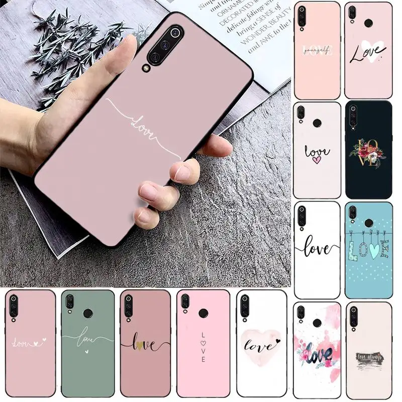 

love art Phone Case Phone Case For Xiaomi mi9 mi8 F1 9SE 10lite note10lite Mi8lite Back Coque xiaomimi5x