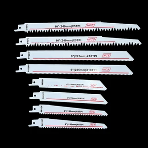 Лезвия для сабельной пилы, 8 шт., аксессуары для электроинструментов, для лобзика по дереву и металлу Makita Bosch Dewalt Metabo