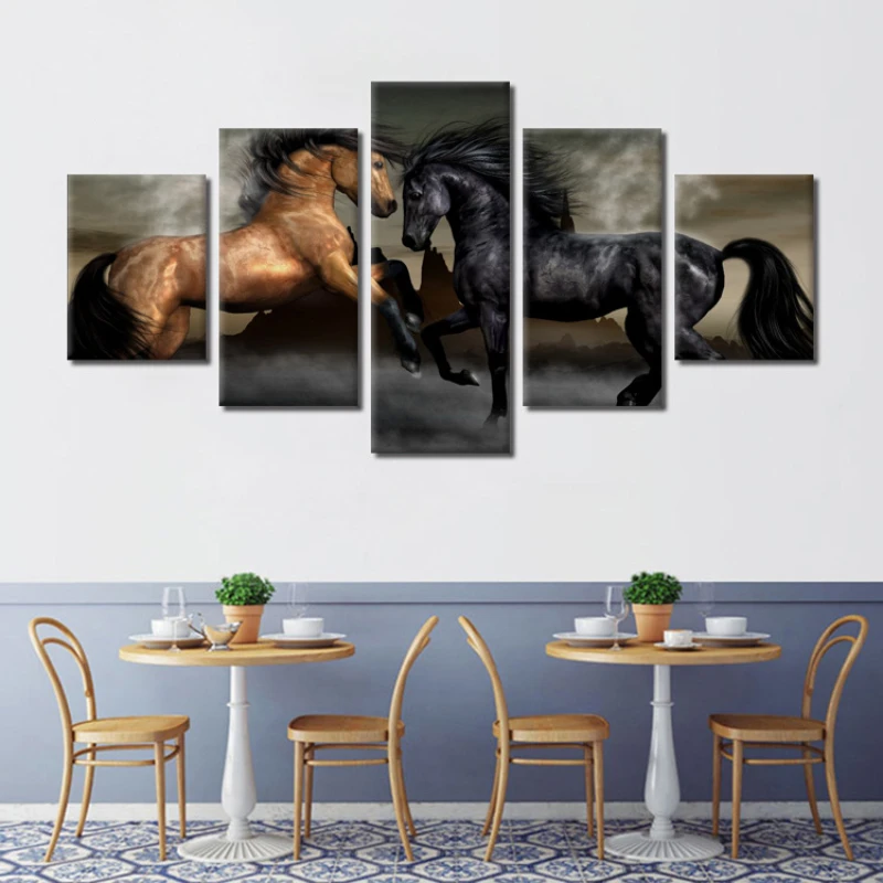 

Modern Minimalist Living Room Sofa Poster Home Decoration Quintuple Bedroom Bedside Frameless Printing Canvas Hanging Paintings
