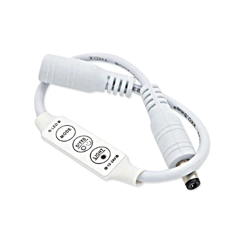 Светодиодная лента с 3 кнопками 5 В 24 контроллер регулировкой яркости диммер для